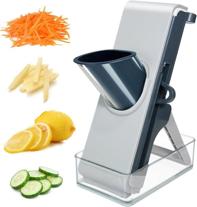 ESSENTIELB - Mandoline ESSENTIELB Multifonction avec bac