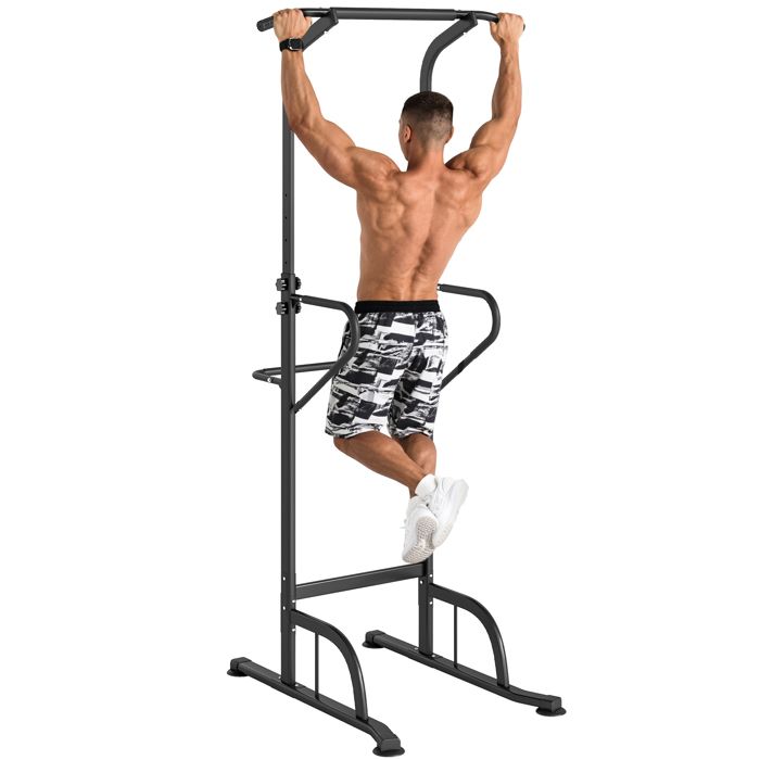 Station de musculation - HOMCOM - multifonctions barre de traction