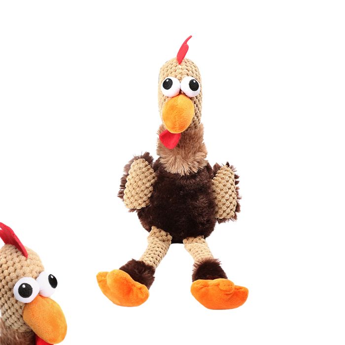 Meilleurs prix pour [Ande Online (Peut faire du son) Jouet pour animaux de compagnie en forme de dinde de Thanksgiving jouet à mâcher et à nettoyer le