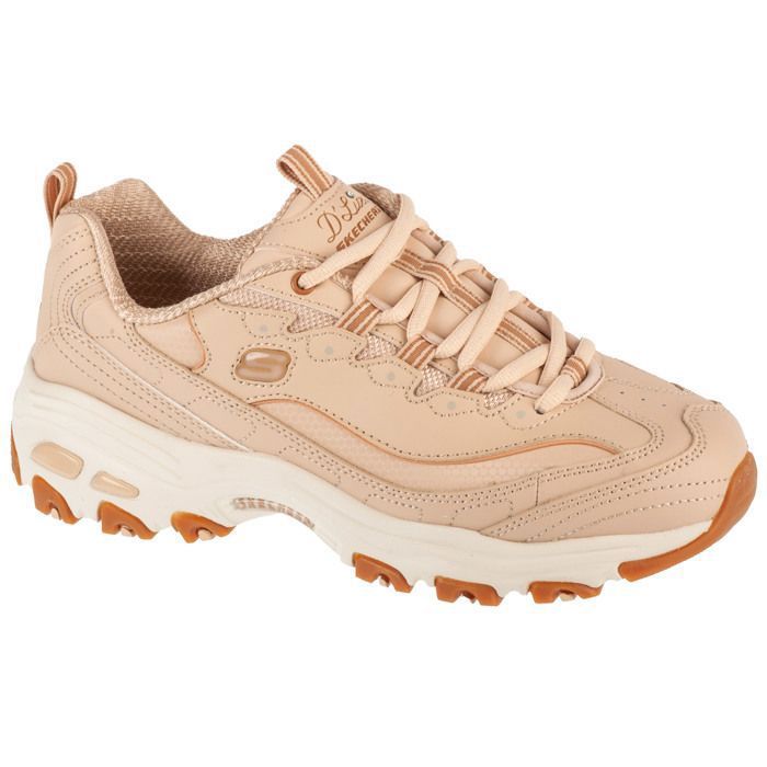 Skechers Baskets Femme - Beige - Skechers DLites - Good Neutral