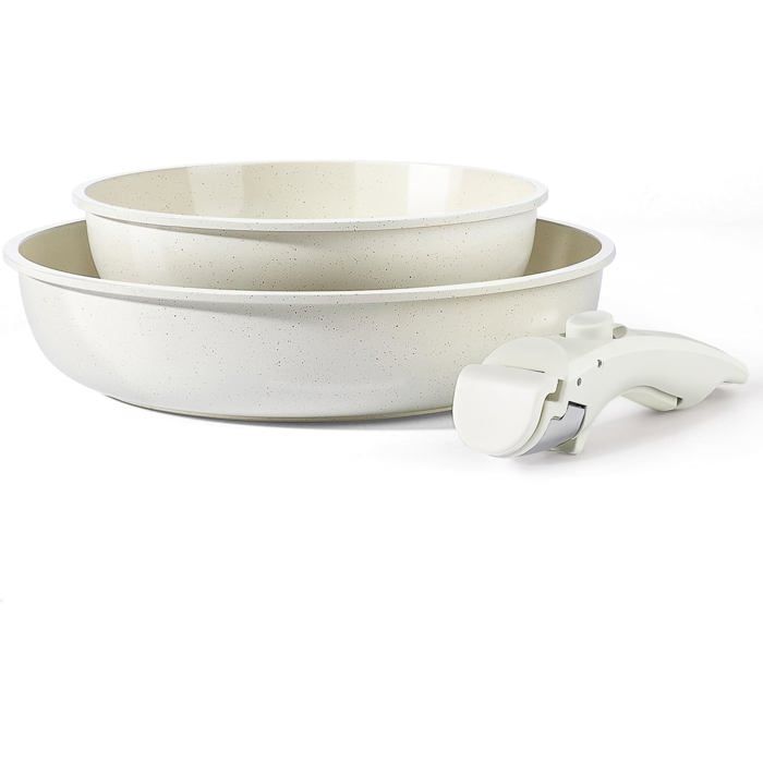 GiPP Lot de 10 casseroles et poêles à induction, en granit avec revêtement anti-adhésif, poêles de 20/24/28 cm, casseroles de 16/24 cm, spatule et cuillère, pour tous types de cuisinières, gris foncé GiPP Lot de 10 casseroles et poêles à induction, en granit avec revêtement anti-adhésif, poêles de 20/24/28 cm, casseroles de 16/24 cm, spatule et cuillère, pour tous types de cuisinières, gris foncé