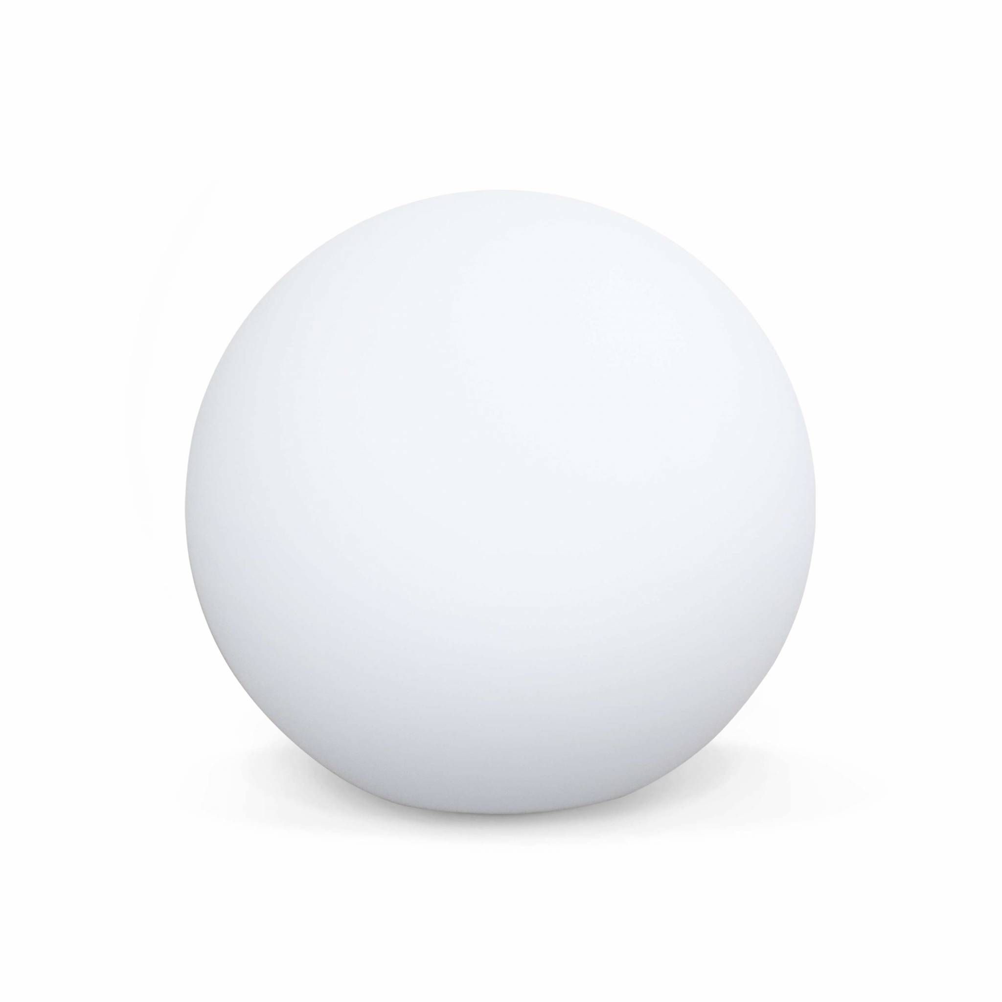 lampe décorative led - sweeek - boule ø50cm - blanc chaud - commande à distance