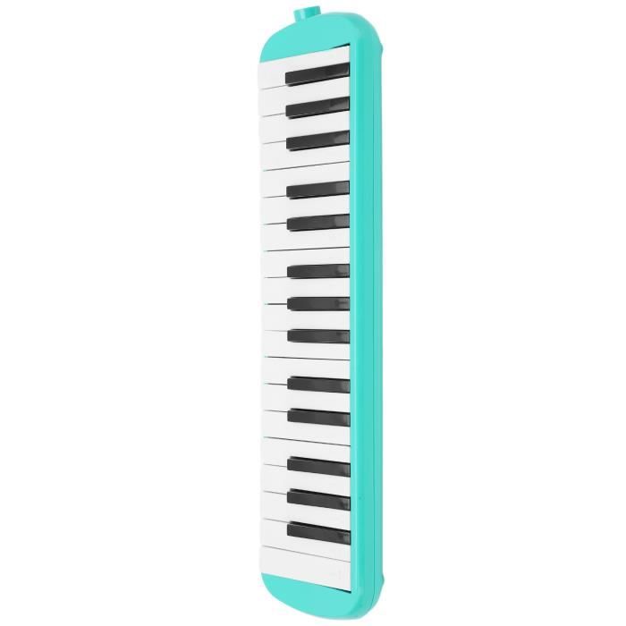 Melodica Instrument, Clavier de Piano à Air Professionnel 32 Touches avec Embouchure Courte et Sac de Transport Vert[Vert