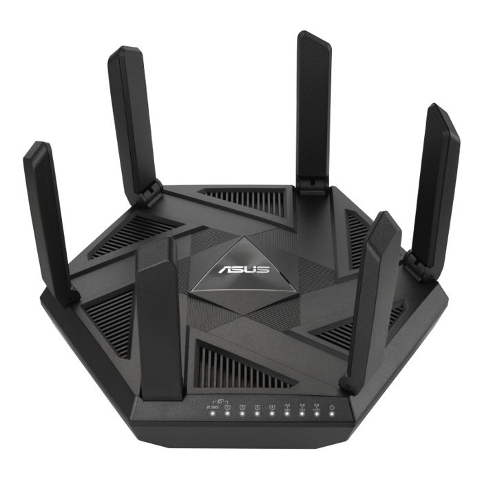 Routeur mobile Asus RT-AXE7800 – Tri-bande Wi-Fi 6E – Débit de transfert 4804 Mbit/s – Blanc