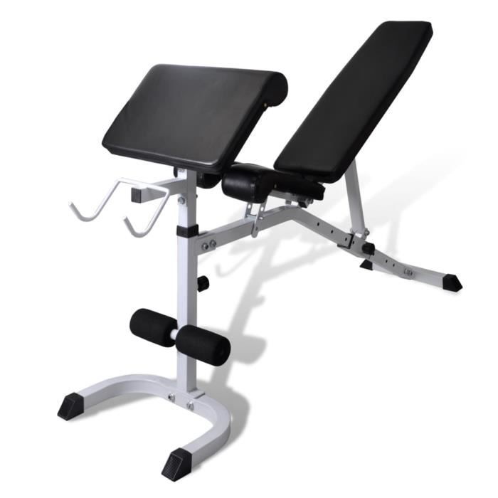 Banc De Musculation Pour Biceps/Triceps AOWINNOX - Réglable, Rembourré, Pour Salle De Sport à Domicile