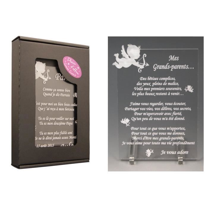 1 Poeme Grands Parents Ange Td Cadeau Pour Papy Et Mamy Pour Noel Bapteme Anniversaire De Mamie Ou Papi Cdiscount Maison