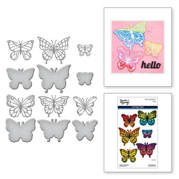 4 Matrices De Découpe Métal Fleurs/Papillon/Abeille | Pour Scrapbooking & Cartes | DIY Creative | Pochoirs