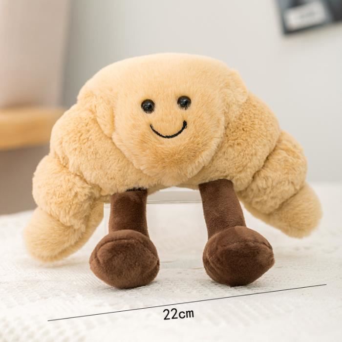 Peluche croissant chien store