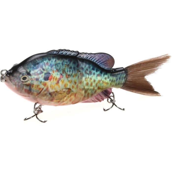Lixada Leurre Pêche Articulé 120/100/152 Mm – 3D Réaliste Multi-Segments Crankbait Swimbait
