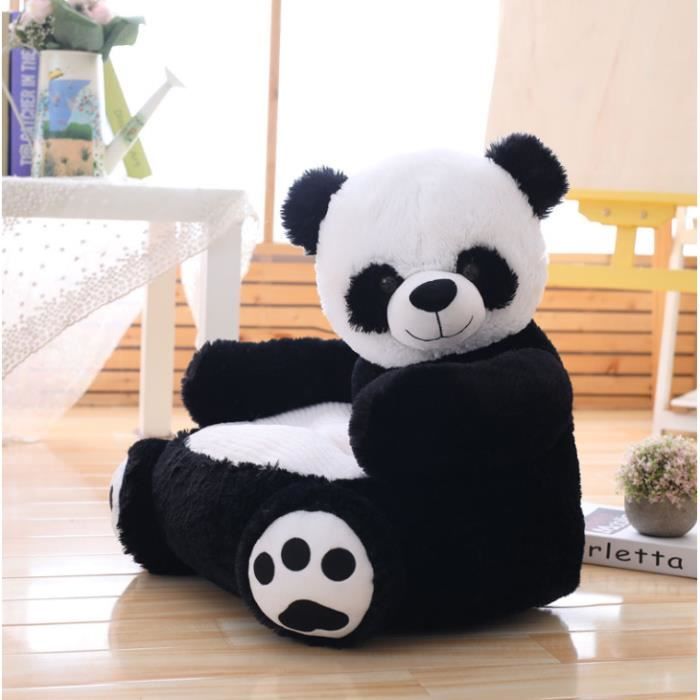 Fauteuil Siège Enfants, Petit canapé en Peluche Animal,Bébé Apprenant  s'asseoir Coussin Chaise Moelleux Jouet (panda) - Cdiscount Puériculture &  Eveil bébé