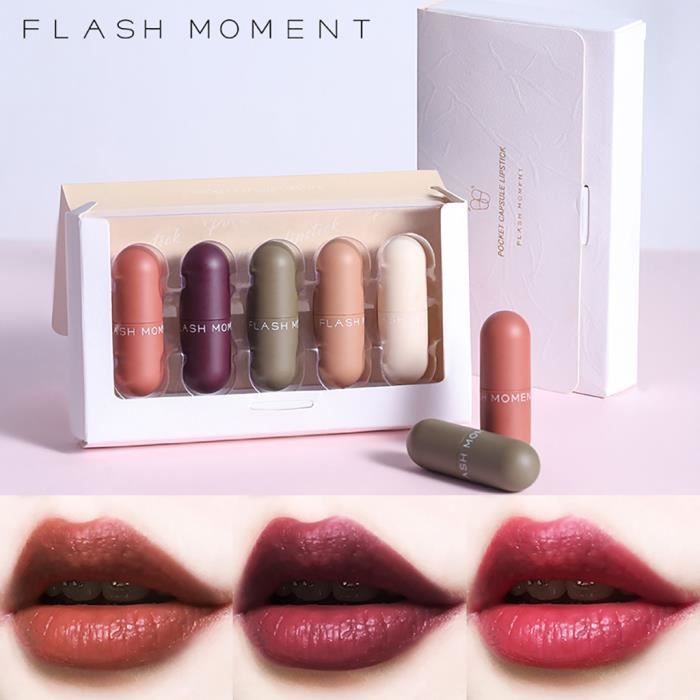 Mini Capsule Rouge à Lèvres Coffret Cadeau 5 Not Easy