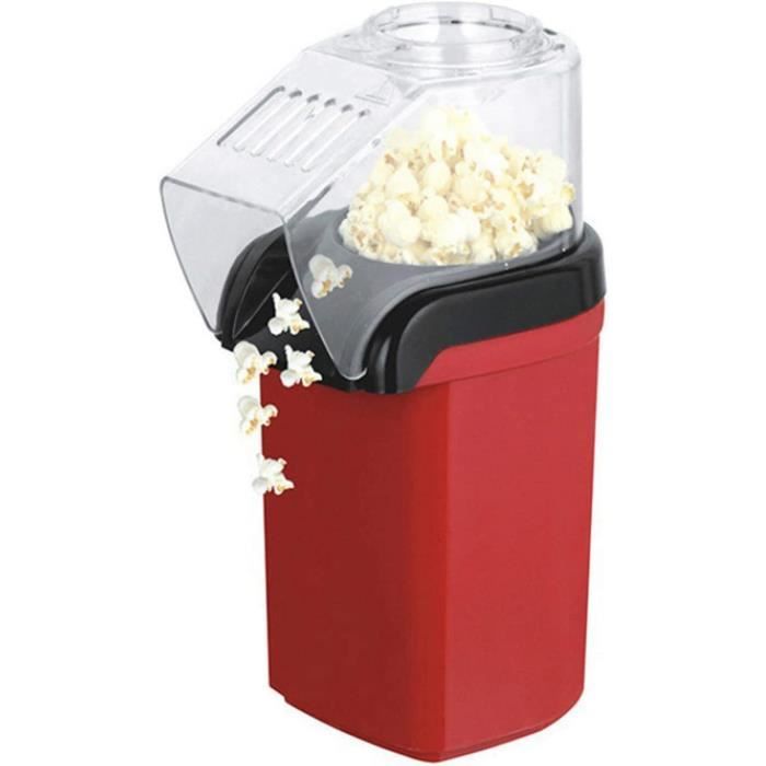 Machine à Pop-Corn à Air Chaud Nostalgia Rose - 1200W, 16 Tasses En 3 Minutes, Sans Huile