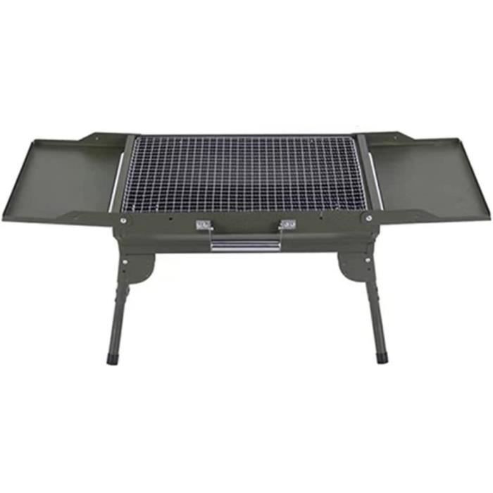 Mini Barbecue Portable Sans Fumée – Petit Gril De Table Charbon Ou Alcool – Idéal Camping, Pique-Nique, Intérieur