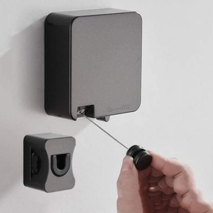 Corde à Linge RéTractable, Fil en Acier Inoxydable Installation Facile Capacité De Charge De