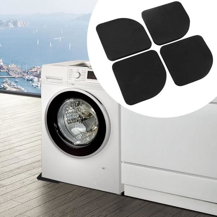 4pcs Carré Réfrigérateur muet Choc Tapis Machine À Laver Anti Vibration Pads 