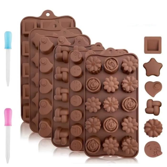 Moule en silicone Tropical forme pour chocolat bonbons gelée savon sucre Artisanat Fondant