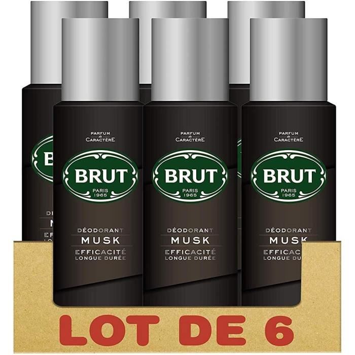 Déodorant Stick Brut Musk – Lot De 2 – Sans Alcool Et Sans Sels D’aluminium – Neuf
