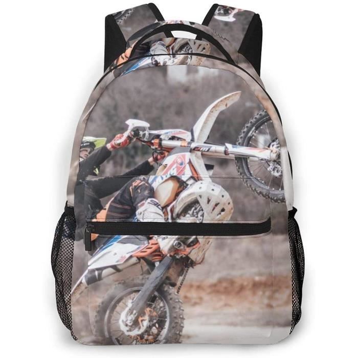 Sac Dos Gar on et fille Cabas colier quitation Motocross Dirt