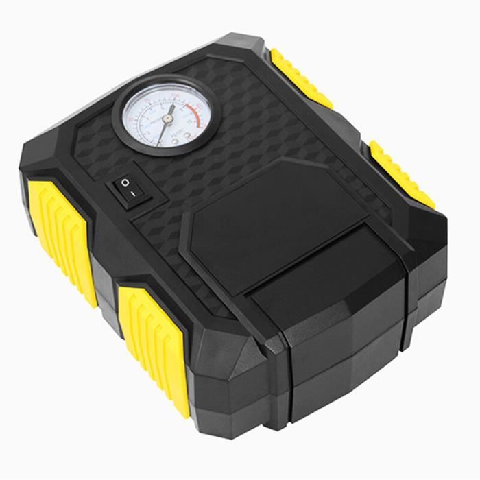 Mini Compresseur D'air Portable 12V - Pompe à Pneus 300 PSI Pour Voiture, Vélo, Moto, Ballons…