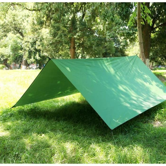 Bâche De Camping Hexagonale 4,5x4,5 M - Imperméable PU3000 - Ultralégère (1,35 Kg) - Pour Hamac, Abri Voiture, Randonnée