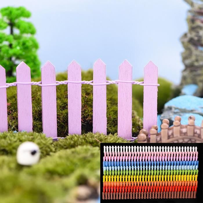 Clôture De Jardin Miniature Clôture En Bois,Clôture Miniature Flexible