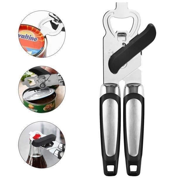 Ouvre-Bocaux Multifonction Manuel – Pince En Silicone Antidérapante, Rouge | Pour Cuisine, Aide Aux Personnes Âgées
