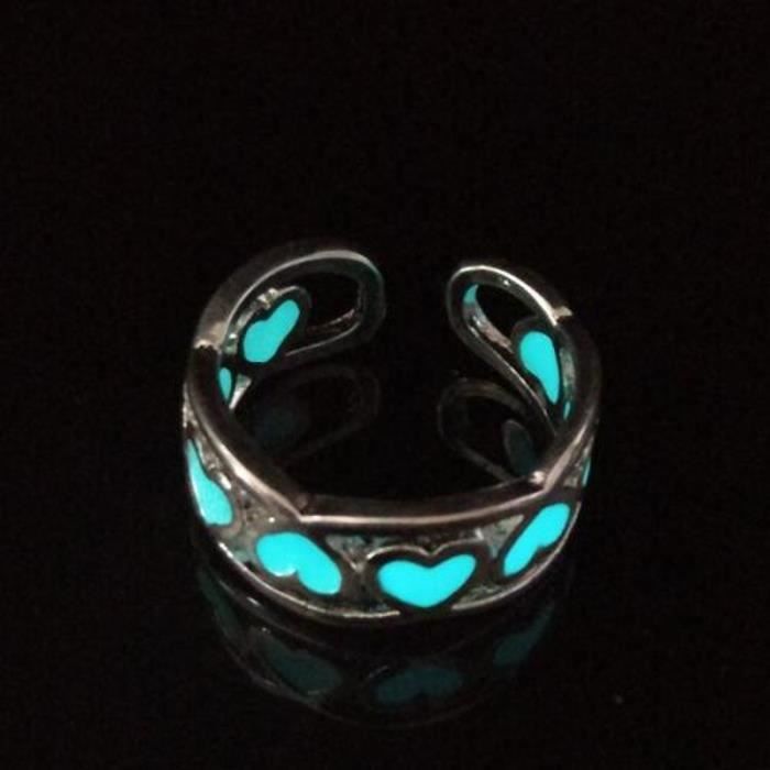 Bague Filigrane Bleue Réglable Adulte - Motif Pâquerette Violette - Diamètre 10mm