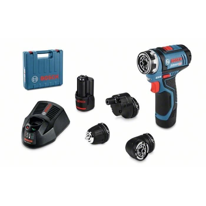 Bosch Professional Perceuse Visseuse sans fil GSR 12V-15 (2x1,5Ah