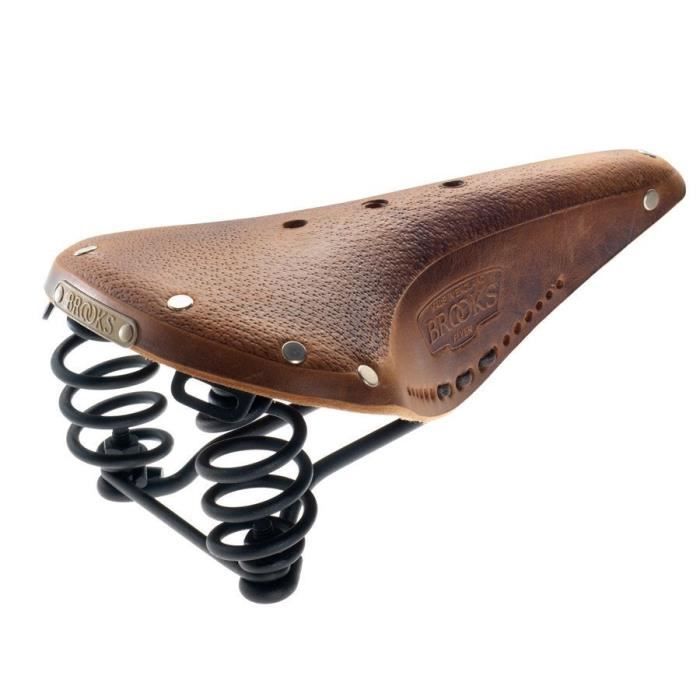 Selle en cuir hot sale velo