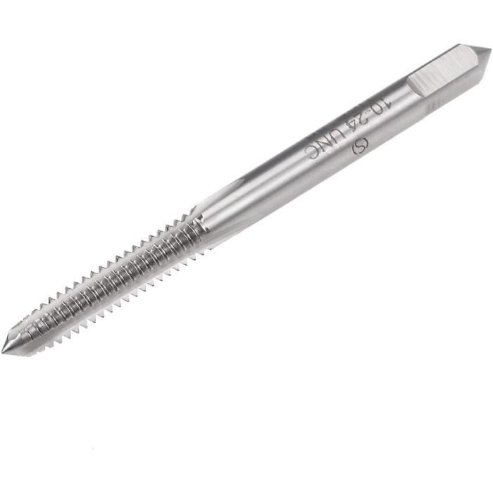 Taraud HSS 1 3/4-16 UN Revêtu Titane - Pour Filetage Droit Main Droite, Acier Rapide, Usage Professionnel