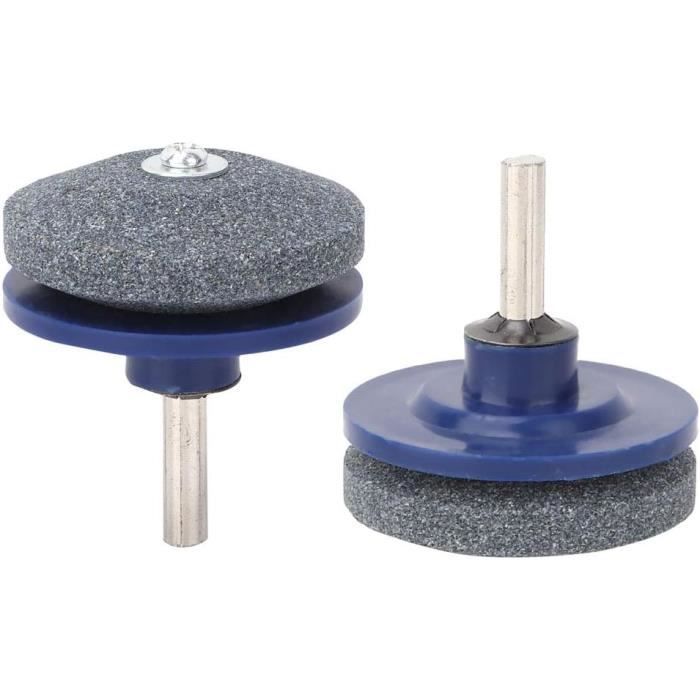 Lot 2 Pierres à Dresser DOITOOL 2 Pièces Pierre à Dresser Carbure De Silicium Pierre Abrasive Outil D'affûtage Et D'ébavurage