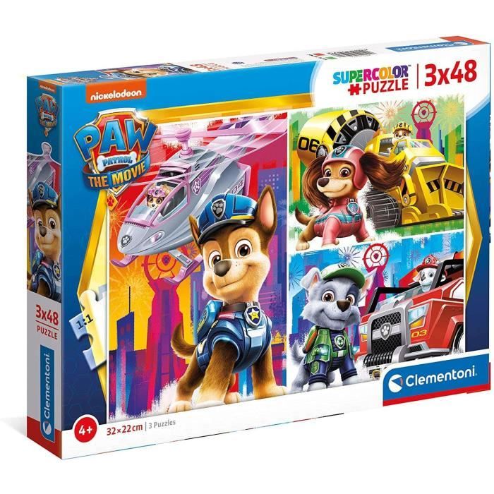 Clementoni Puzzle 3x48 Paw Patrol The Movie - Cdiscount Jeux - Jouets