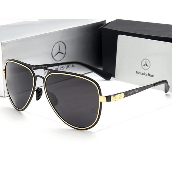 Lunettes De Soleil Polarisees Hommes Retro Rivet Haute Qualite Polaroid Lens Brand Design Mercedes Benz Achat Vente Lunettes De Soleil Homme Enfant Noir Soldes Sur Cdiscount Des Le 20 Janvier Cdiscount