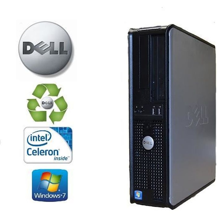 Vente Ordinateur de bureau Unité CentraleDell Optiplex 380 SSF Celeron 2.5Ghz RAM 2GO HDD 500 GO Windows 7 pas cher Vente Ordinateur de bureau Unité CentraleDell Optiplex 380 SSF Celeron 2.5Ghz RAM 2GO HDD 500 GO Windows 7 pas cher