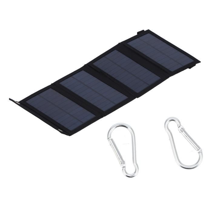 Sac Solaire Pliable 30 W 20 V Avec Double Port USB Régulé Panneau Solaire Avec Adaptateur 10 En