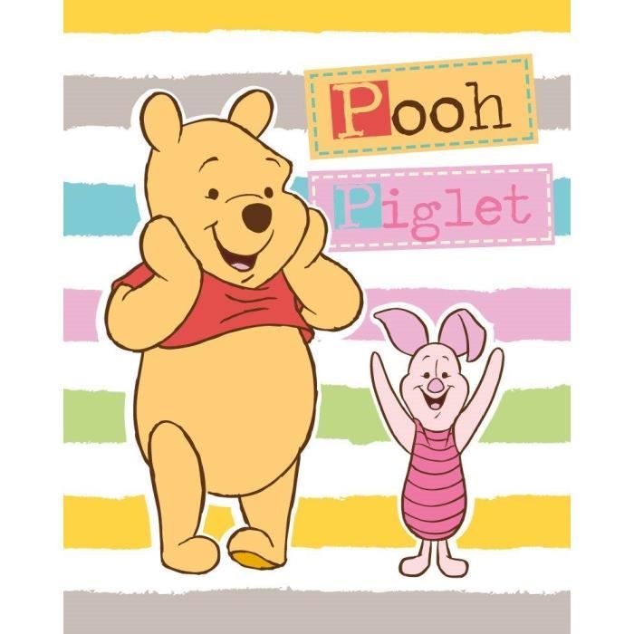 Winnie L Ourson Plaid Couverture Coral 1x150 Cdiscount Puericulture Eveil Bebe