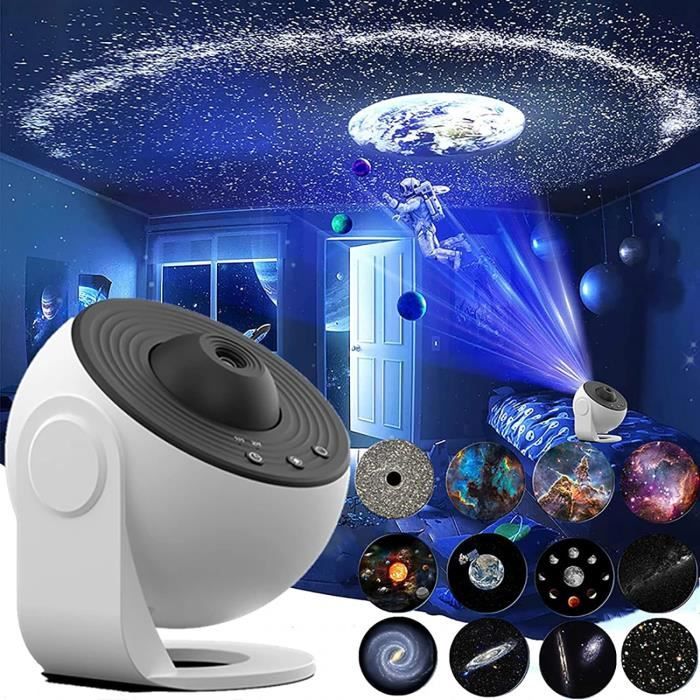 Sahgsa Veilleuse LED, Lampe De Projection De Ciel Étoilé Projecteur D' Étoiles 3D Atmosphère Romantique Lampe De Ciel Nocturne Pour Enfants Amoureux