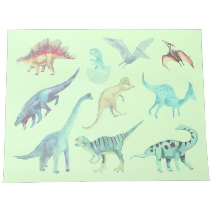 3D Stickers Muraux Dinosaure,Dinosaure 3D Sticker Mural Enfants,Chambres  Garçon Chambre Décoration,Stickers Muraux Affiche Papier - Cdiscount Maison