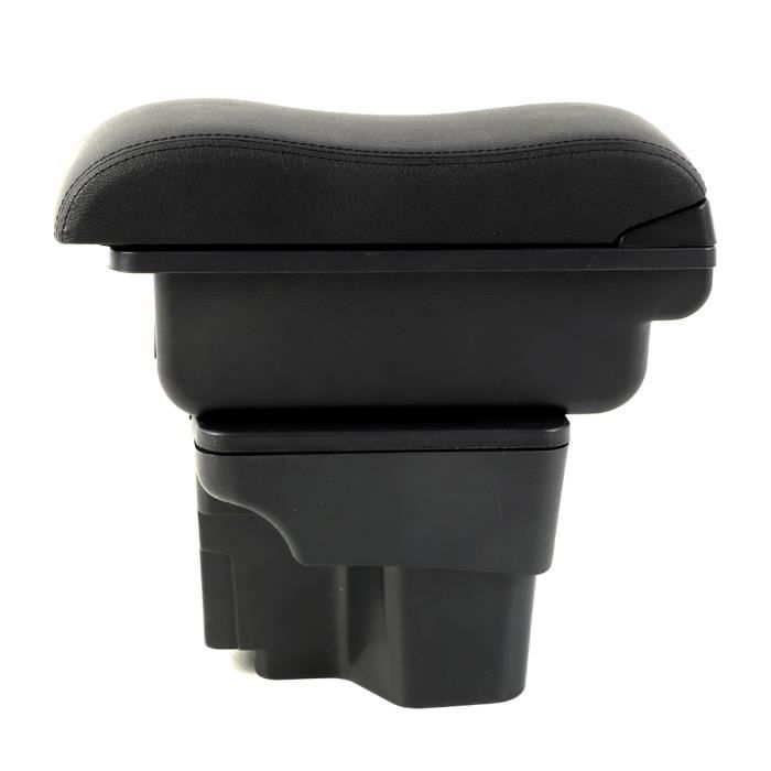 Boîte D'Accoudoir Universelle Voiture Avec USB - Rangeage Console Centrale - Noir, Réglable 12-21cm