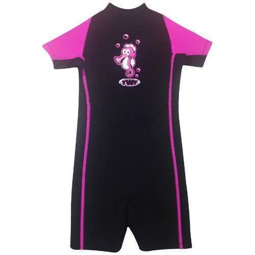 TWF Combinaison de natation pour enfant Motif hippocampe