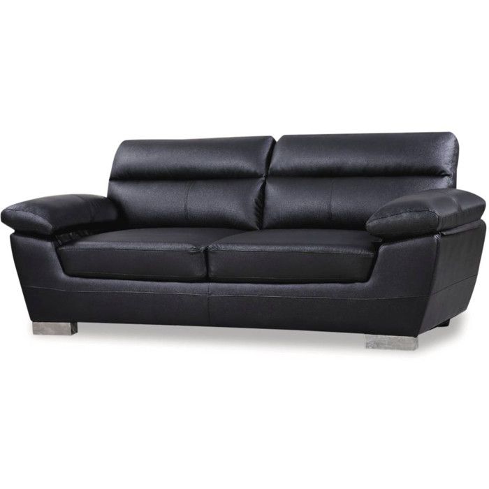Canape Cuir Reconstitue Pvc Dallas 3 Places No Achat Vente
