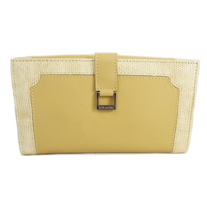 Compagnon tout en un Hexagona beige 19.5x11.5x3 cm H5191