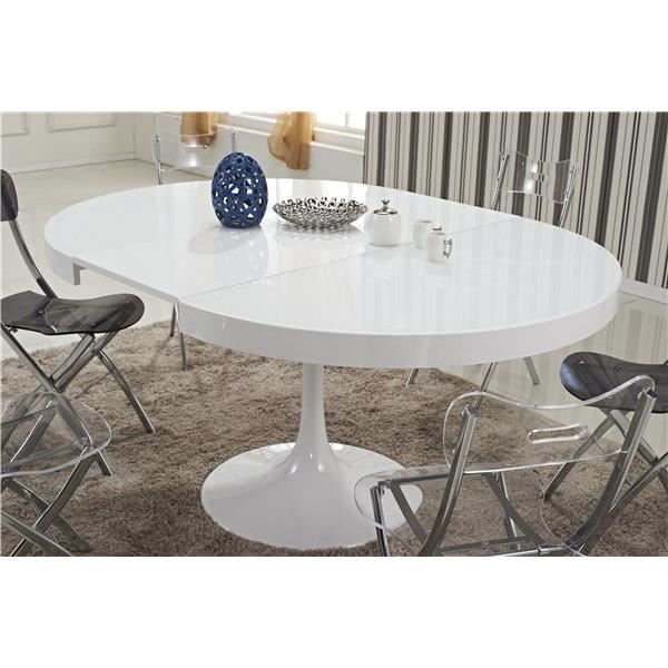 Table Ronde Extensible Tulipe Blanche Achat Vente Table A