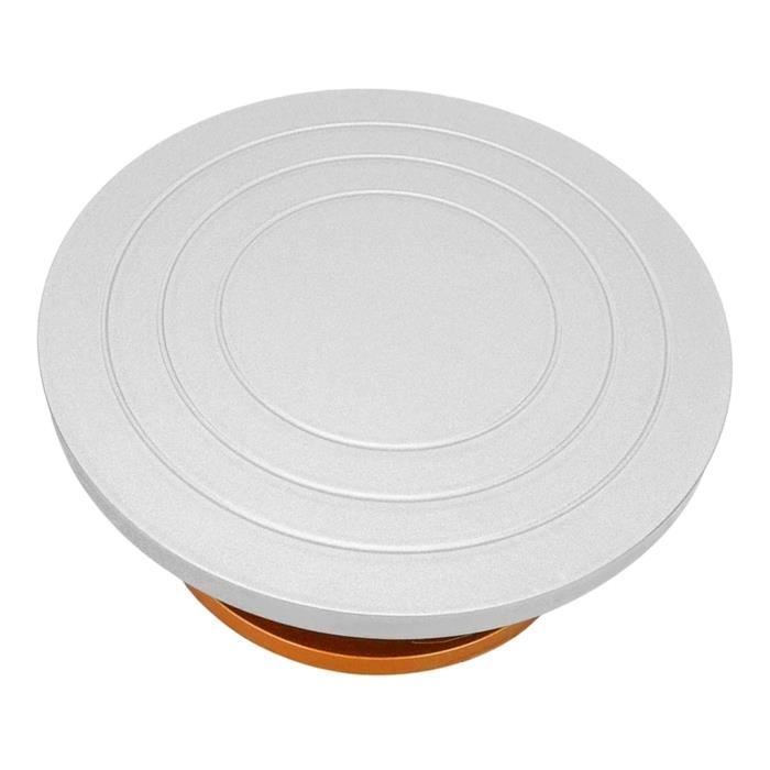 Plateau Tournant Poterie ø 11,5cm - Double Face, Plastique, Pour Enfants Et Débutants - Art Et Bricolage
