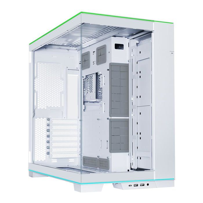 Boîtier PC - Lian Li - O11D EVO RGB - Verre trempé - Rétroéclairage RGB - Blanc