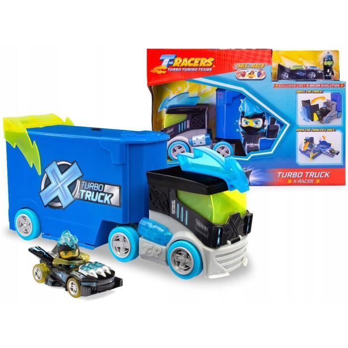 T Racers Sider Ensemble T-Racers XRacer Turbo Truck set - véhicule et conducteur ...