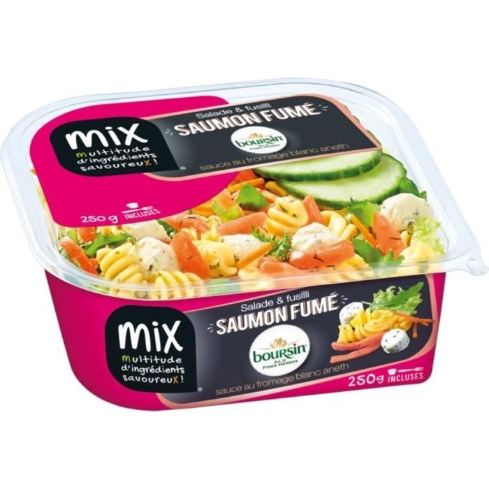 Sodebo Salade Fusili Saumon Boursin 250g Achat Vente Salades