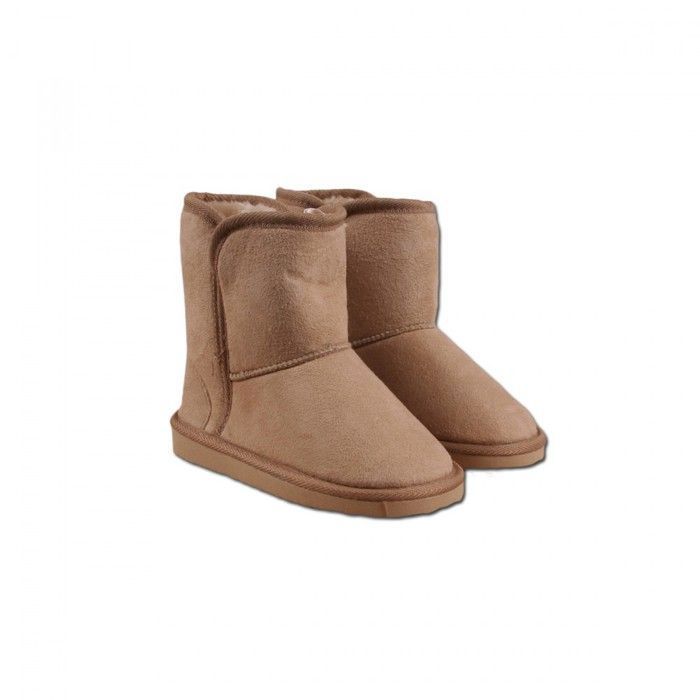 Bottes Enfant OZABI Noir et Beige Dessus Textile Fourr es