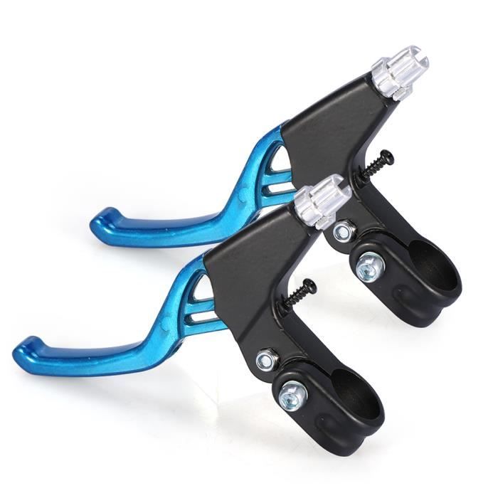 Levier Poignée Frein VTT Bike - Mixte - Bleu - Alliage d'aluminium