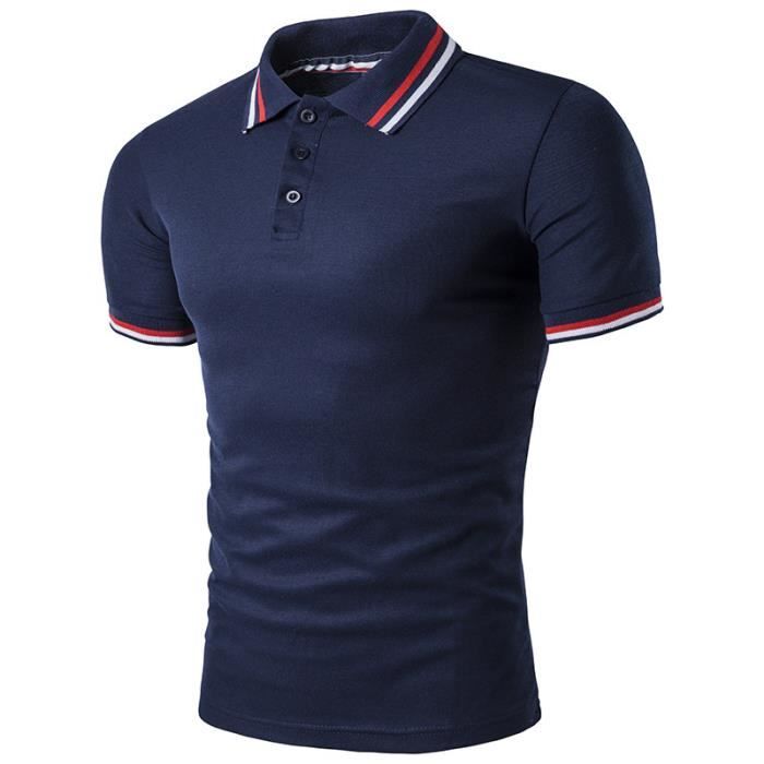 Polo slim fit homme Clearance